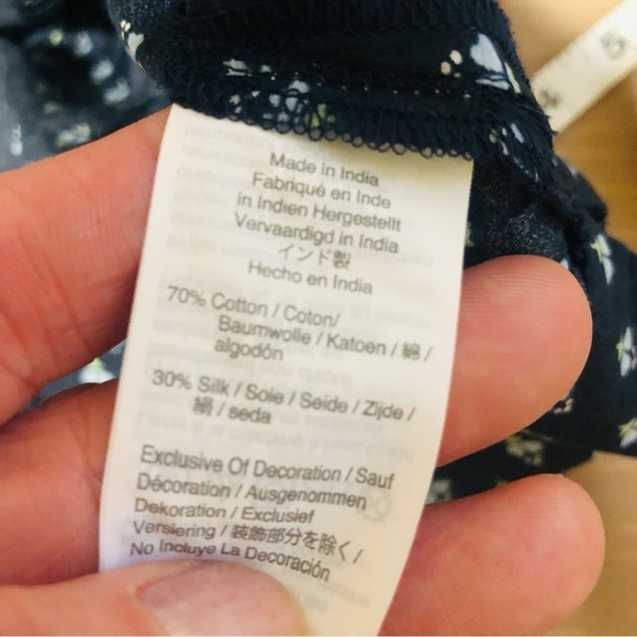 Point Sur J. Crew Keyhole Tie Long Sleeve Top - Picture 7 of 8